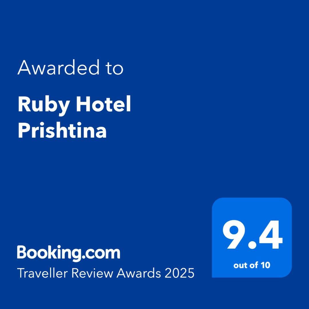 Ruby Hotel Prishtina พริสตีนา ภายนอก รูปภาพ